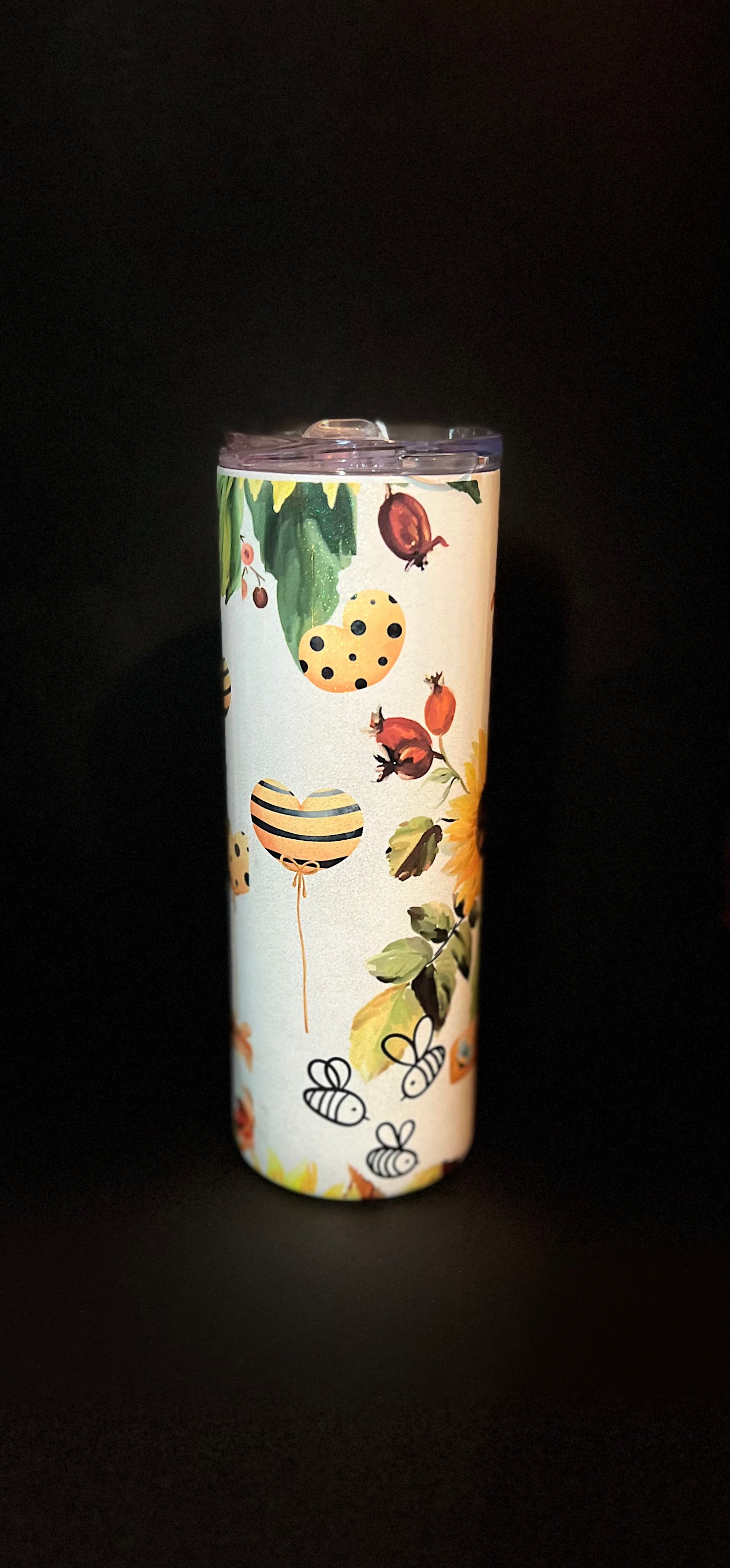 Bee Kind 20oz stainless steel tumbler