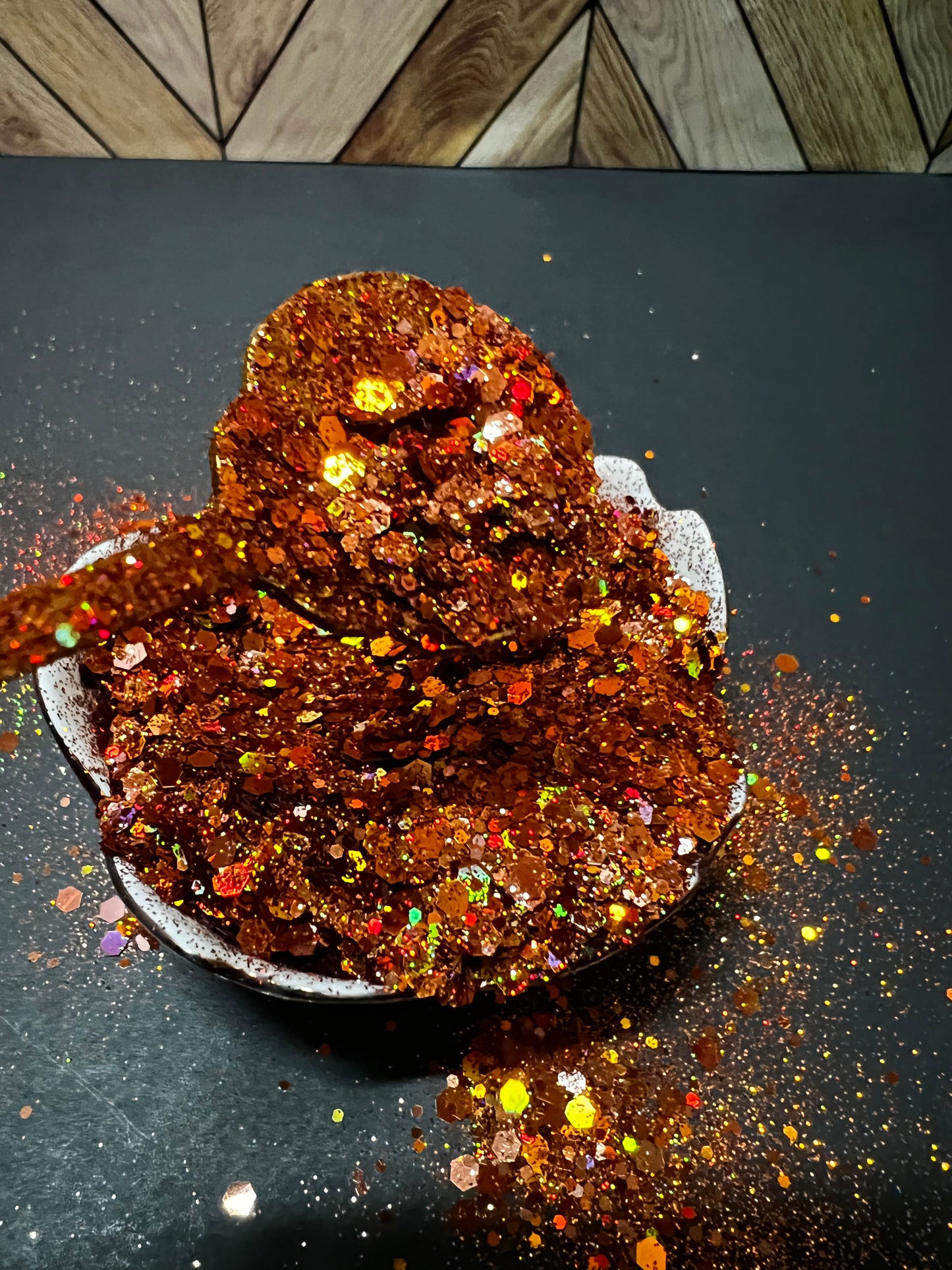 “Upside Down”/ 2oz mylar bag of Chunky Glitter Mix