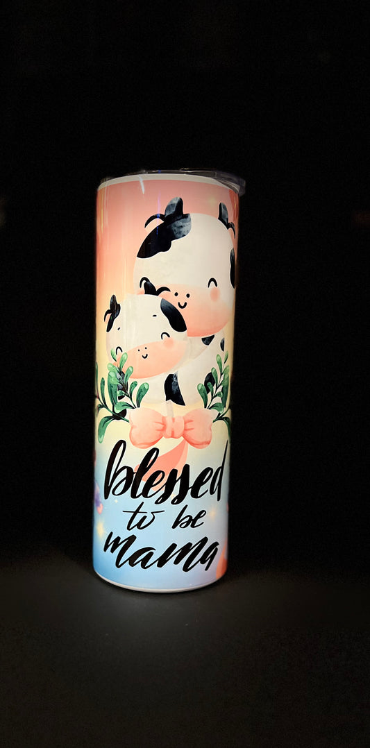 Blessed to be Mama 20oz stainless steel tumbler