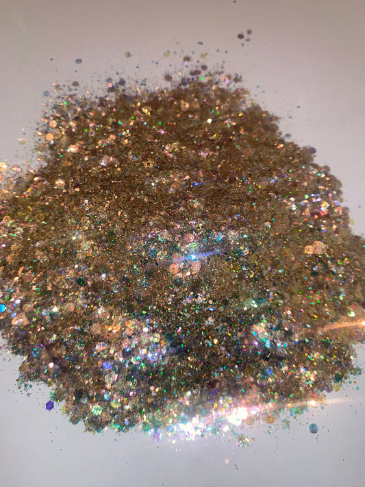 “You Remind Me”/ 2oz mylar bag of Chunky Glitter Mix